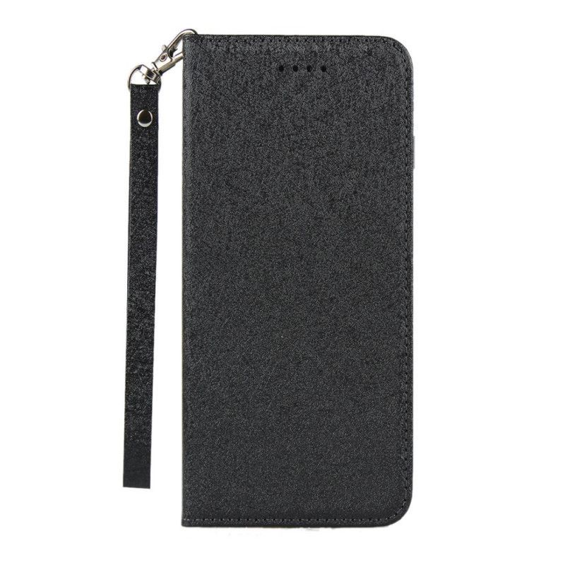 Kožené Pouzdro Folio Sony Xperia 10 Ii Styl Z Měkké Kůže S Páskem