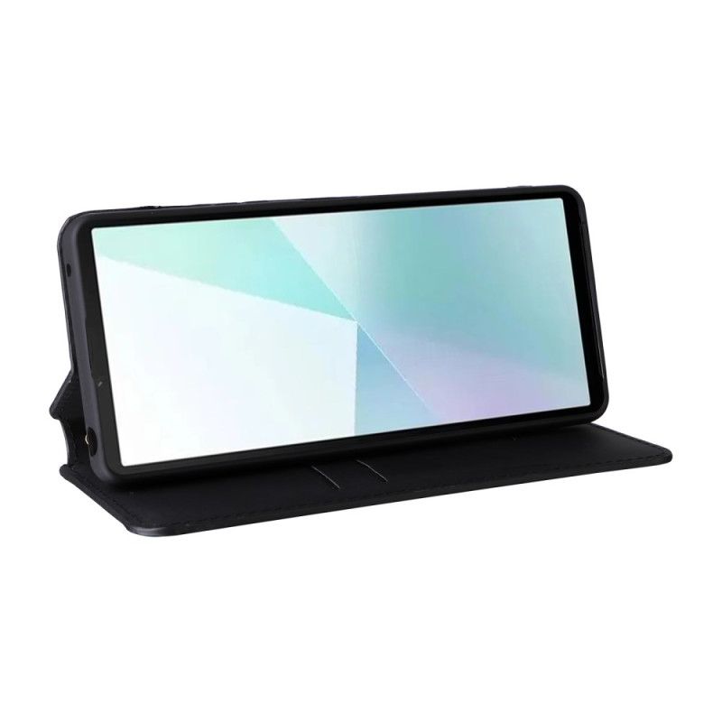 Kožené Pouzdro Folio Sony Xperia 10 Vi 3d Diamanty