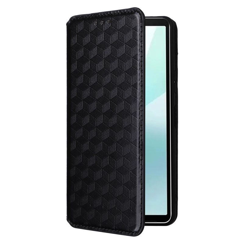 Kožené Pouzdro Folio Sony Xperia 10 Vi 3d Diamanty