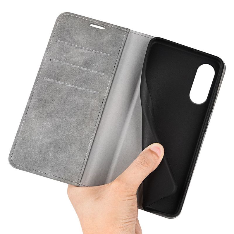Kožené Pouzdro Folio Sony Xperia 10 Vi Klasika