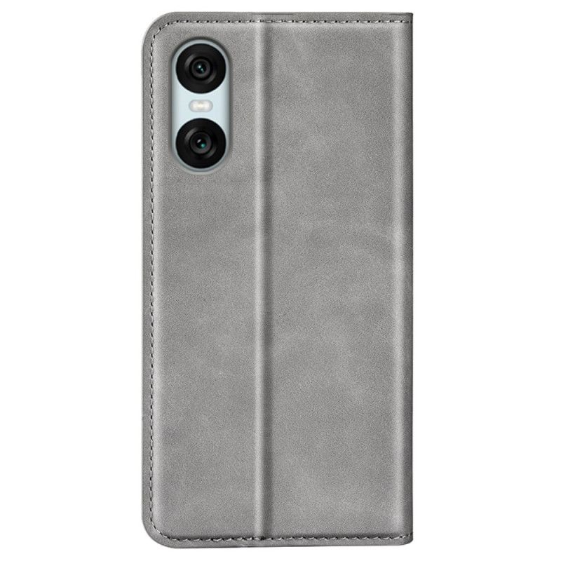 Kožené Pouzdro Folio Sony Xperia 10 Vi Klasika