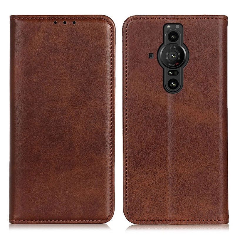 Kožené Pouzdro Folio Sony Xperia Pro-i Elegantní Štípenka
