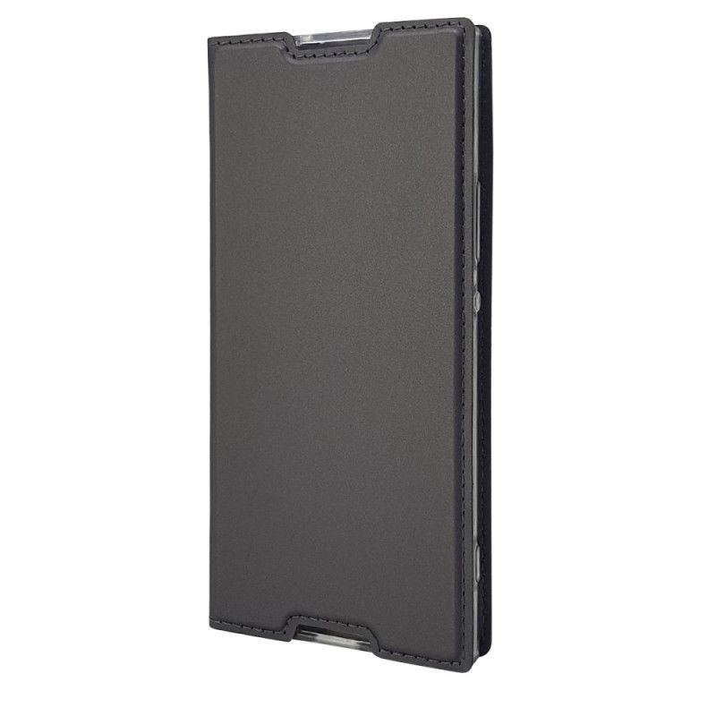 Kožené Pouzdro Folio Sony Xperia Xa1 Pouzdro Na Karty S Koženým Efektem