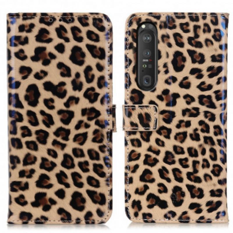 Kožené Pouzdro Sony Xperia 1 Iii Leopard