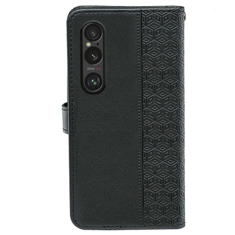 Kožený Kryt Na Sony Xperia 1 Vi Vlys