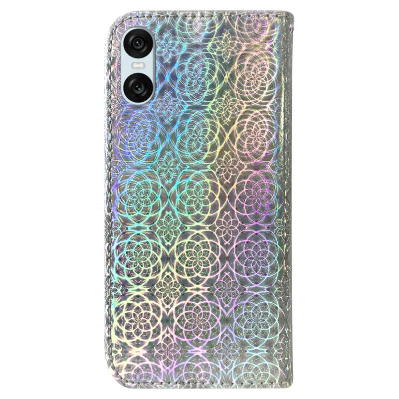Kožený Kryt Na Sony Xperia 10 Vi Diskotékový Styl
