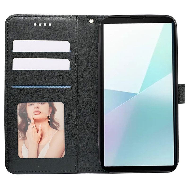 Kožený Kryt Na Sony Xperia 10 Vi Kostky Vlys