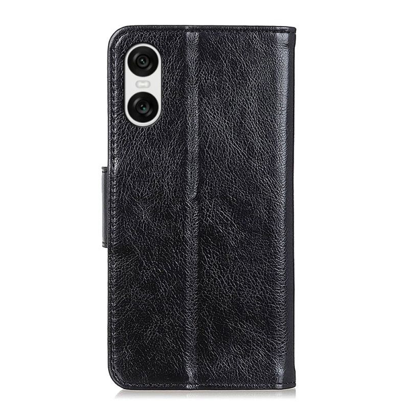 Kožený Kryt Na Sony Xperia 10 Vi Texturovaná Kůže Nappa