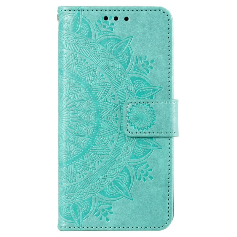 Kožený Kryt Na Sony Xperia 10 Vi Vzor Mandaly S Páskem