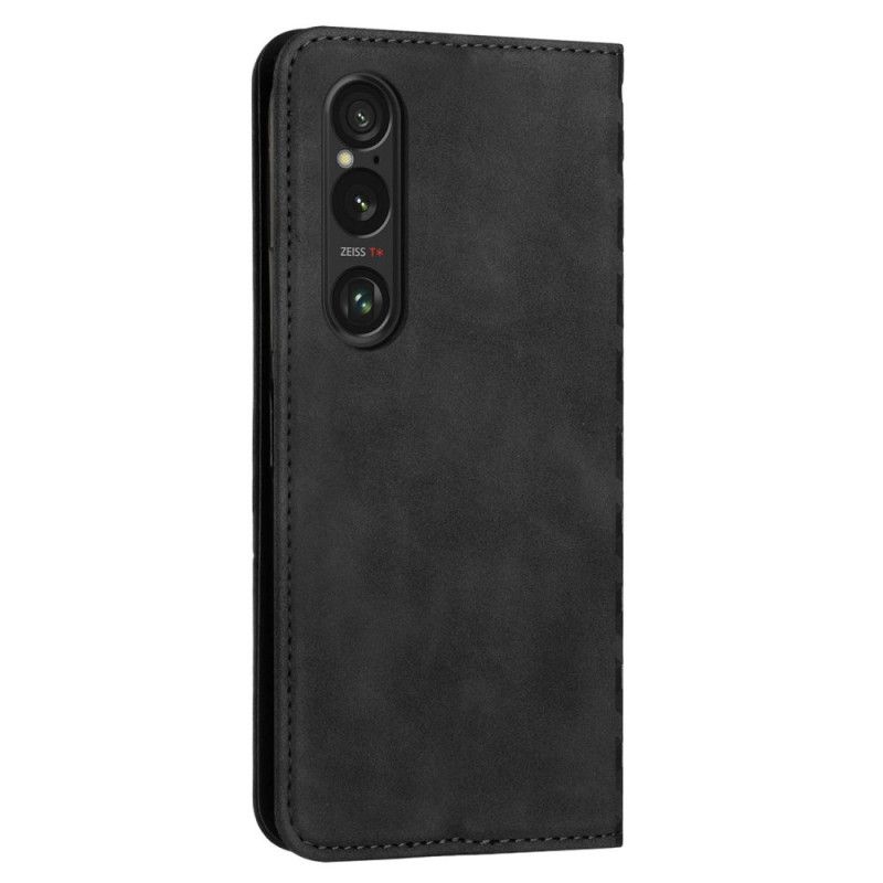 Kožený Kryt Sony Xperia 1 Vi Diamantový Tisk