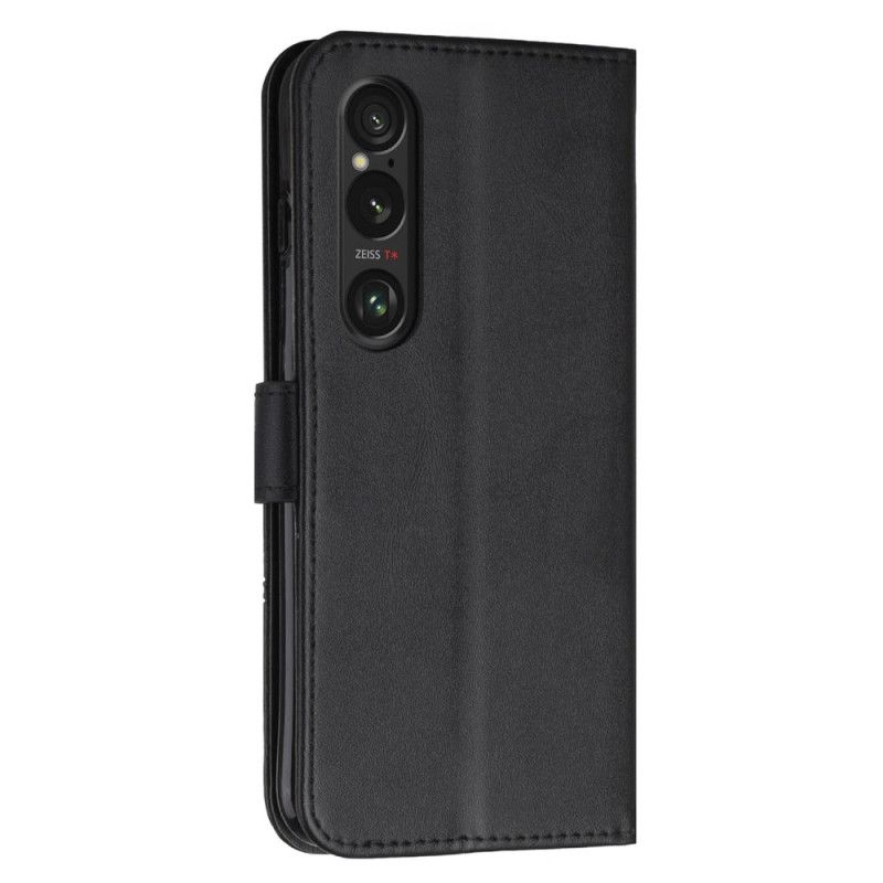 Kožený Kryt Sony Xperia 1 Vi Podnikání V Lanière