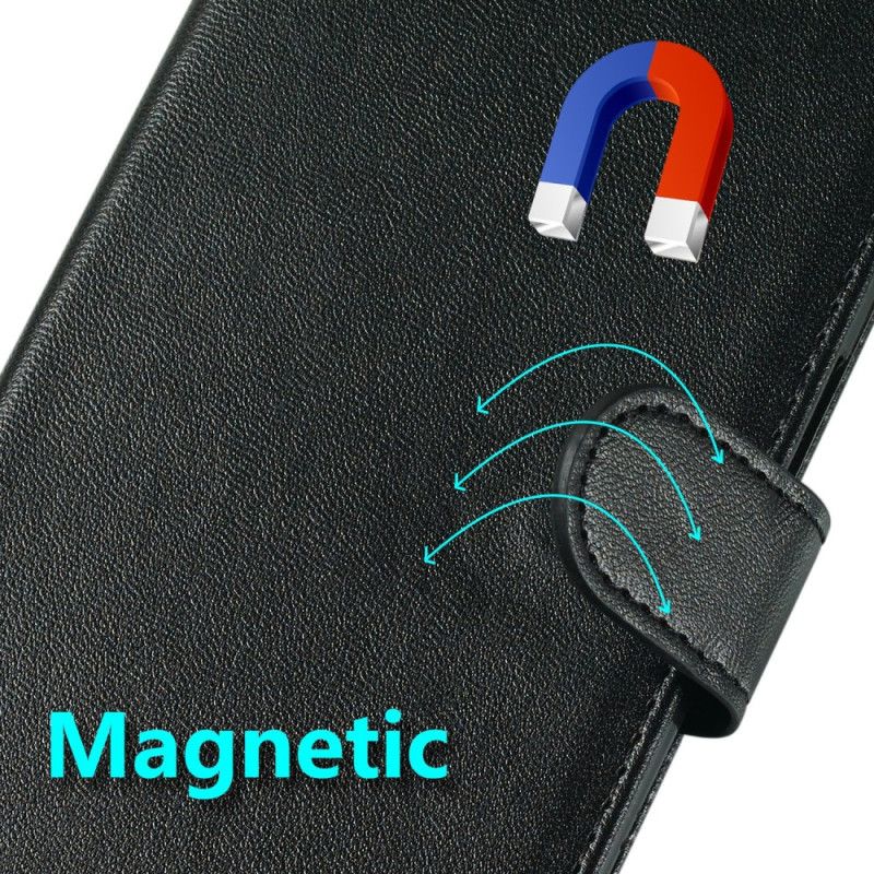 Kožený Kryt Sony Xperia 1 Vii Monochromatický