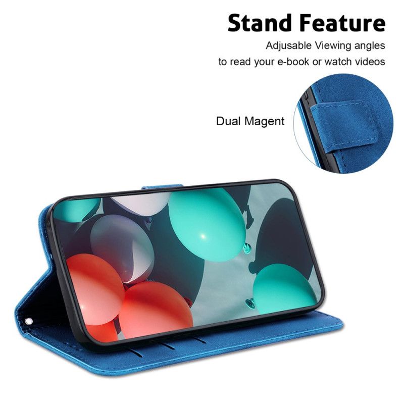 Kožený Kryt Sony Xperia 10 Vi Design 7 S Popruhem