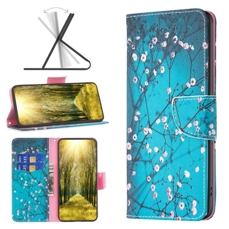 Kožený Kryt Sony Xperia 10 Vi Kvetoucí Větve