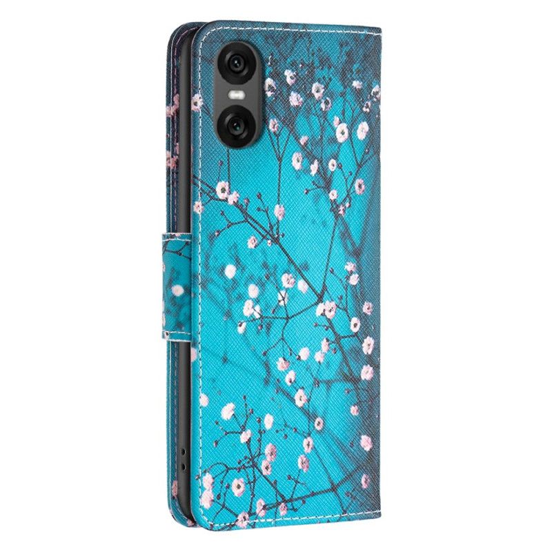 Kožený Kryt Sony Xperia 10 Vi Kvetoucí Větve