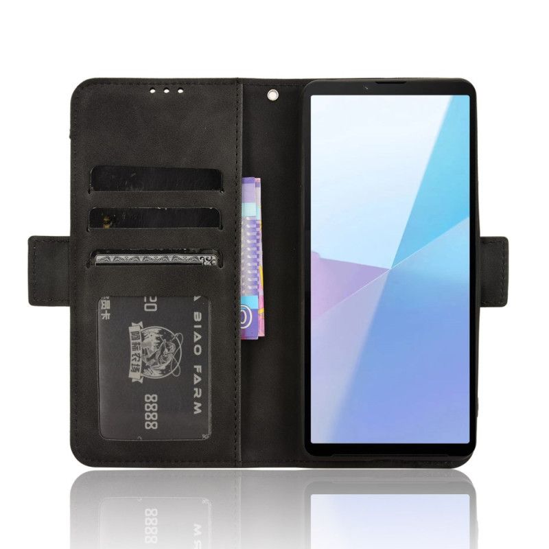 Kožený Kryt Sony Xperia 10 Vi Multi-cards