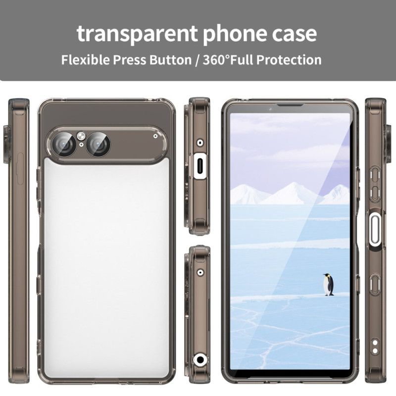 Kryt Na Sony Xperia 10 Vii Průhledný Silikon