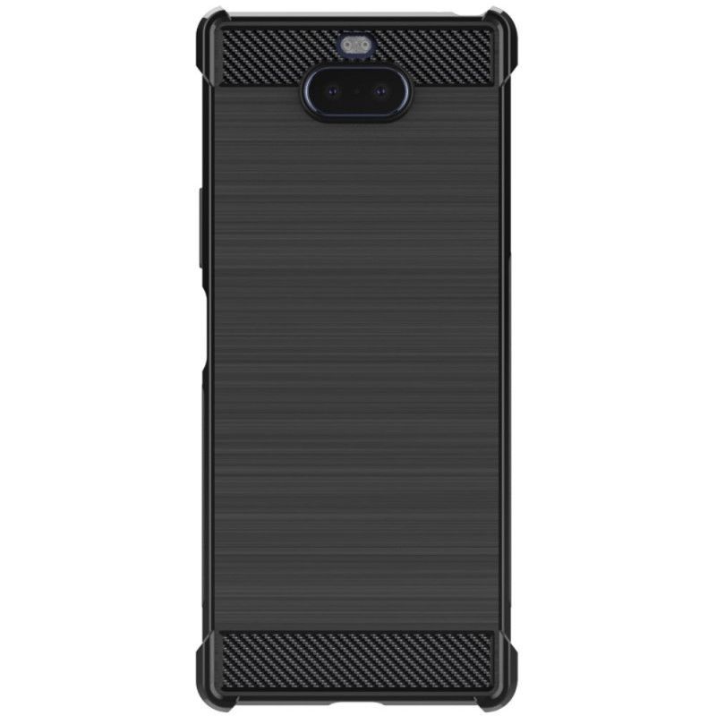 Kryt Na Sony Xperia 8 Imak Kartáčované Uhlíkové Vlákno