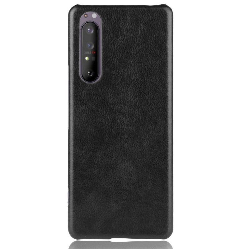 Kryt Sony Xperia 1 Ii Efekt Kůže Litchi