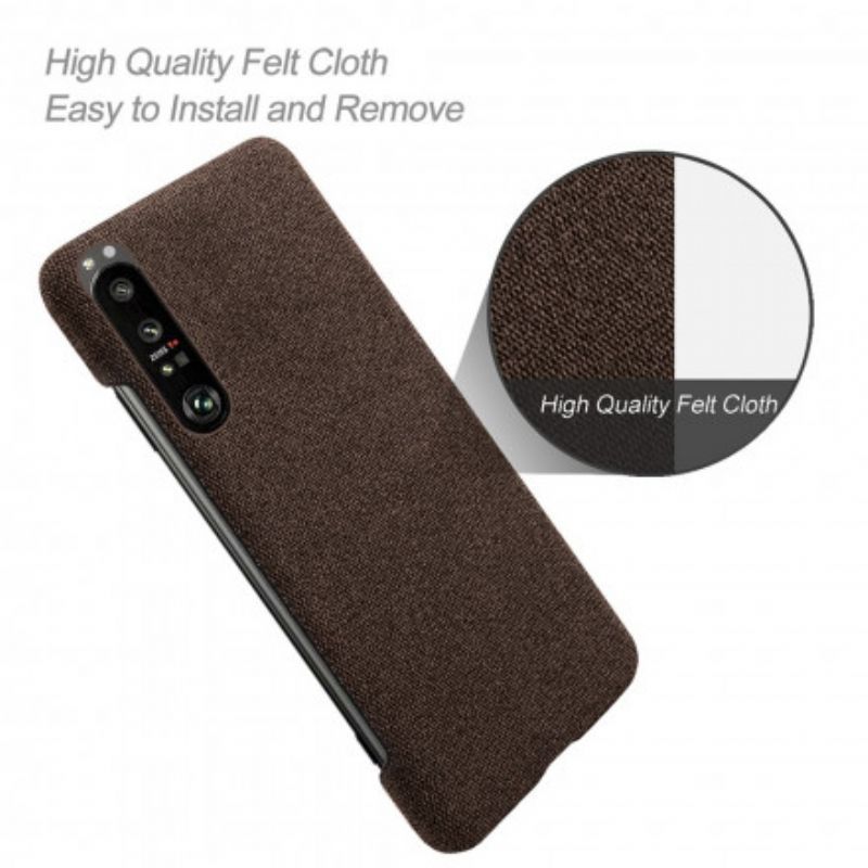 Kryt Sony Xperia 1 Iii Ksq Textura Tkaniny