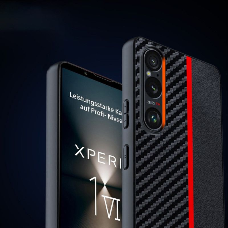 Kryt Sony Xperia 1 Vi Styl Uhlíkových Vláken