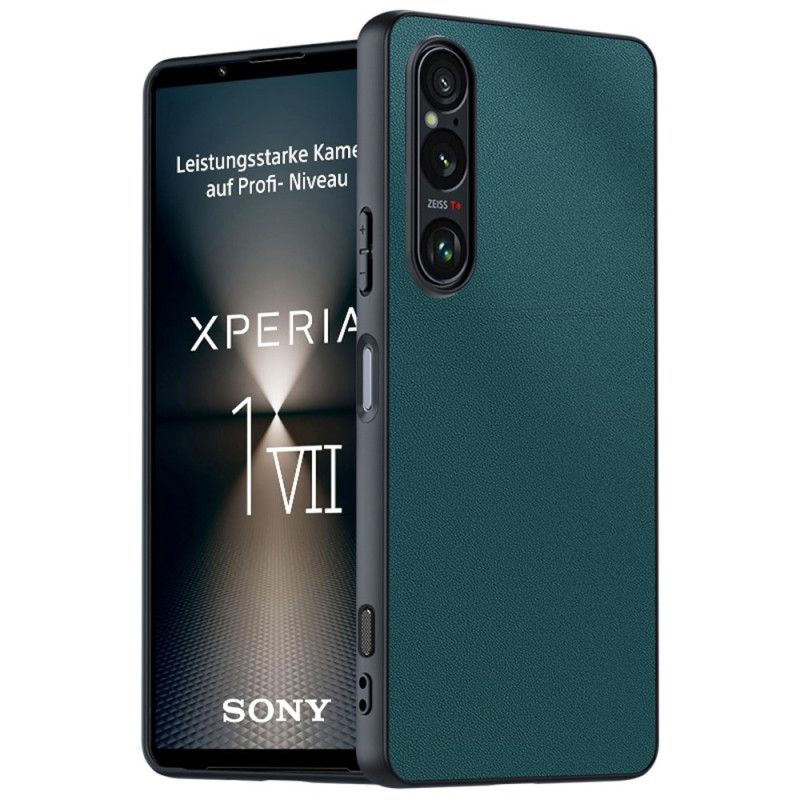 Kryt Sony Xperia 1 Vii Kožený Efekt