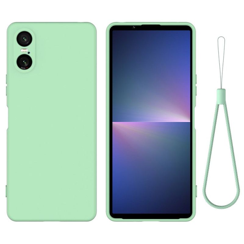 Kryt Sony Xperia 10 Vi Řemínek Z Tekutého Silikonu