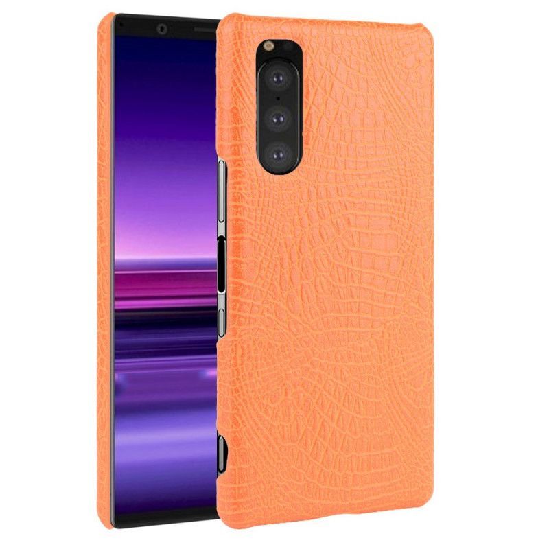 Kryt Sony Xperia 5 Styl Krokodýlí Kůže