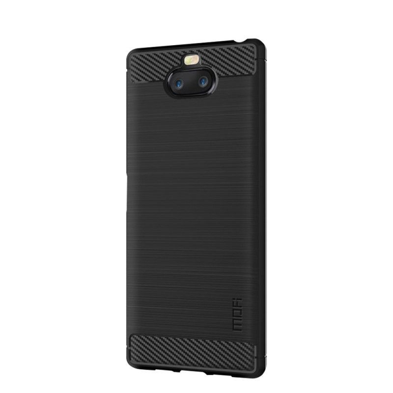 Kryt Sony Xperia 8 Mofi Kartáčované Uhlíkové Vlákno