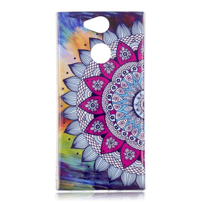 Kryt Sony Xperia Xa2 Fluorescenční Barevná Mandala