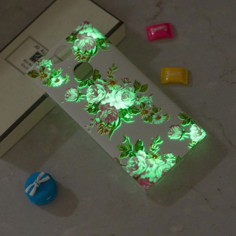 Kryt Sony Xperia Xa2 Fluorescenční Květiny Svobody