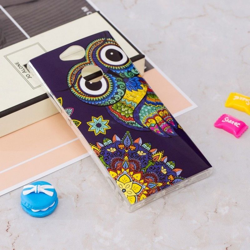 Kryt Sony Xperia Xa2 Fluorescenční Mandala Sova