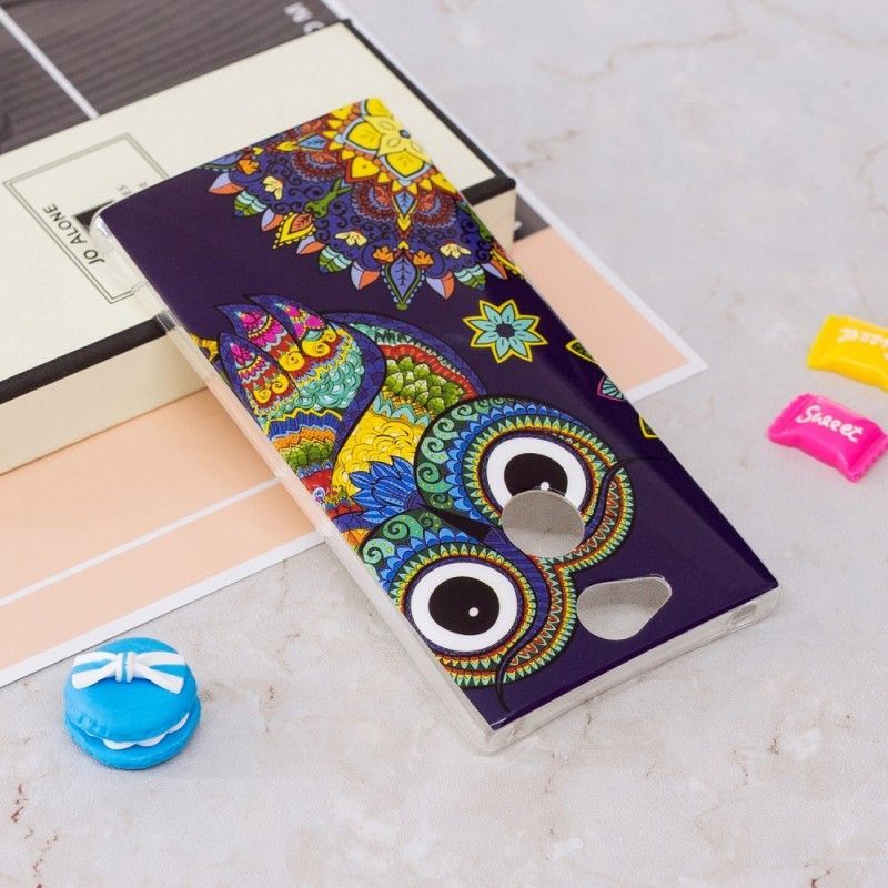 Kryt Sony Xperia Xa2 Fluorescenční Mandala Sova