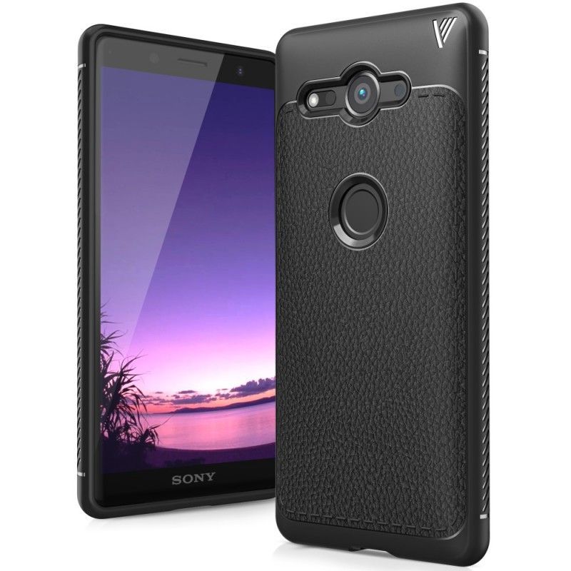 Kryt Sony Xperia Xz2 Compact Prémiový Kožený Efekt