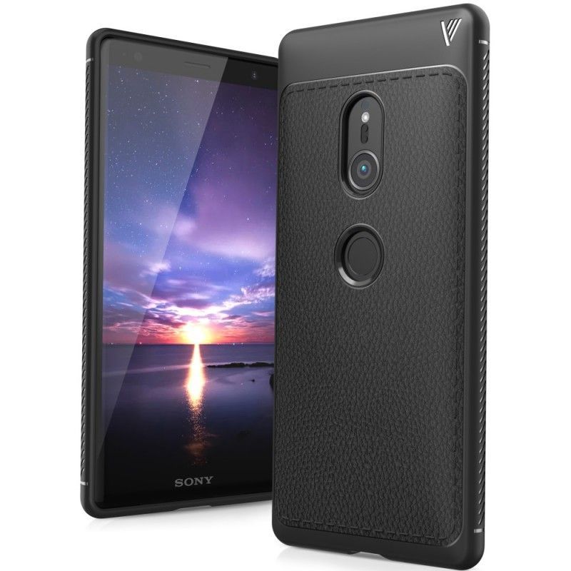 Kryt Sony Xperia Xz2 Efekt Prémiové Kůže