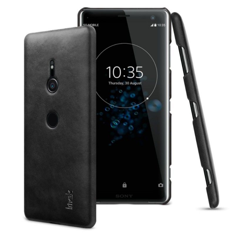 Kryt Sony Xperia Xz3 Série S Koženými Efekty Imak Ruiyi