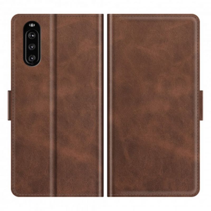 Peněženková Pouzdra Na Sony Xperia 10 Iii Klasická Dvojitá Klapka
