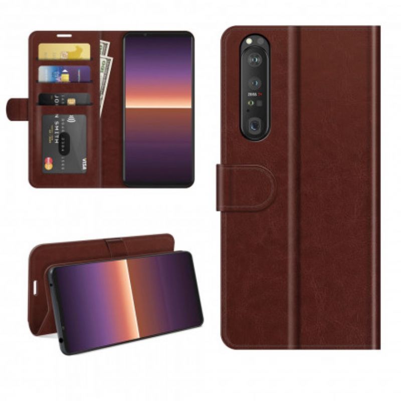 Peněženková Pouzdra Sony Xperia 1 Iii Ultra Umělá Kůže