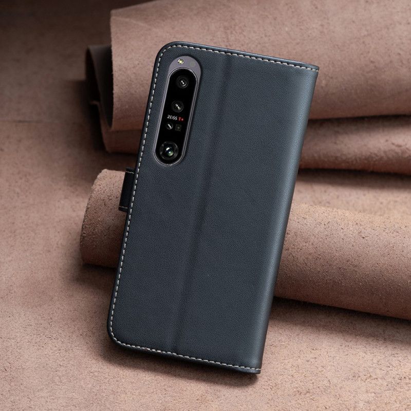 Peněženková Pouzdra Sony Xperia 1 Vi Kryty Na Mobil Barva Binfen
