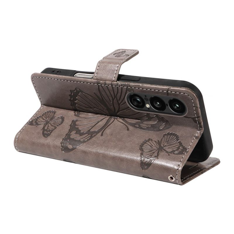 Peněženková Pouzdra Sony Xperia 1 Vii Kryty Na Mobil Obří Motýli