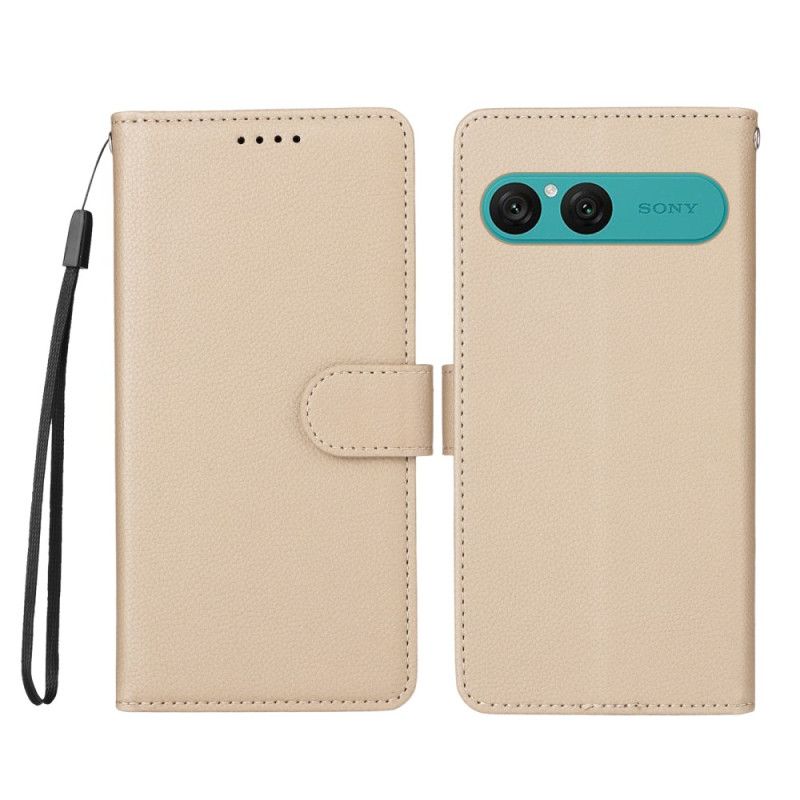 Peněženková Pouzdra Sony Xperia 10 Vii Kryty Na Mobil Kožený Efekt A Rfid Blokování