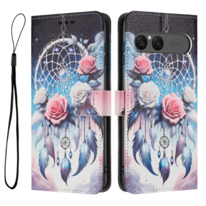 Peněženková Pouzdra Sony Xperia 10 Vii Kryty Na Mobil Květinový Lapač Snů