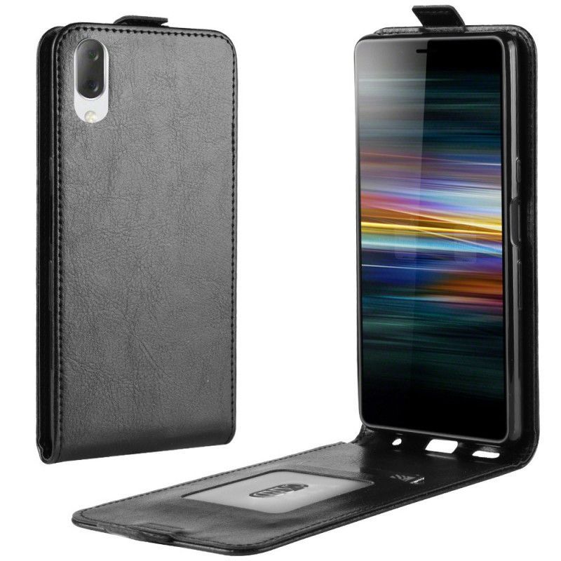 Peněženková Pouzdra Sony Xperia L3 Efekt Skládací Kůže