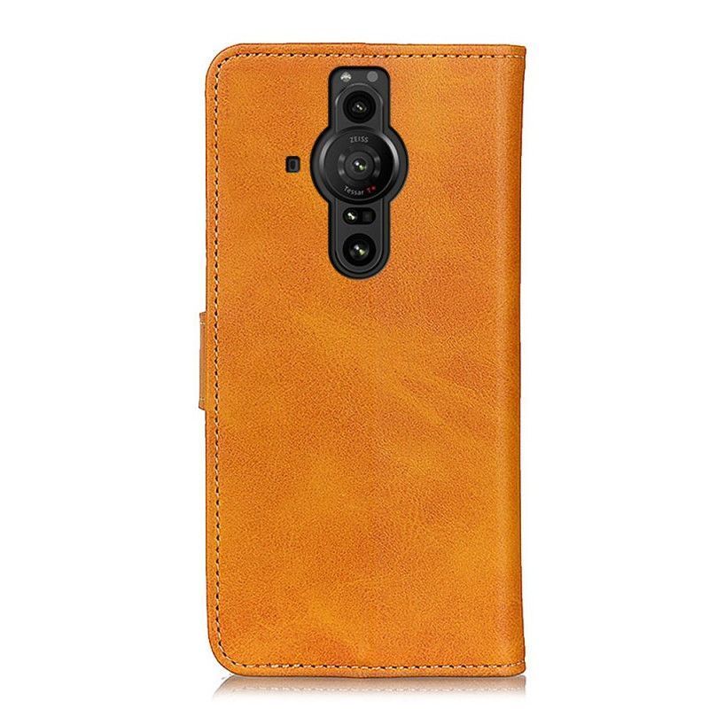 Peněženková Pouzdra Sony Xperia Pro-i Efekt Retro Matné Kůže