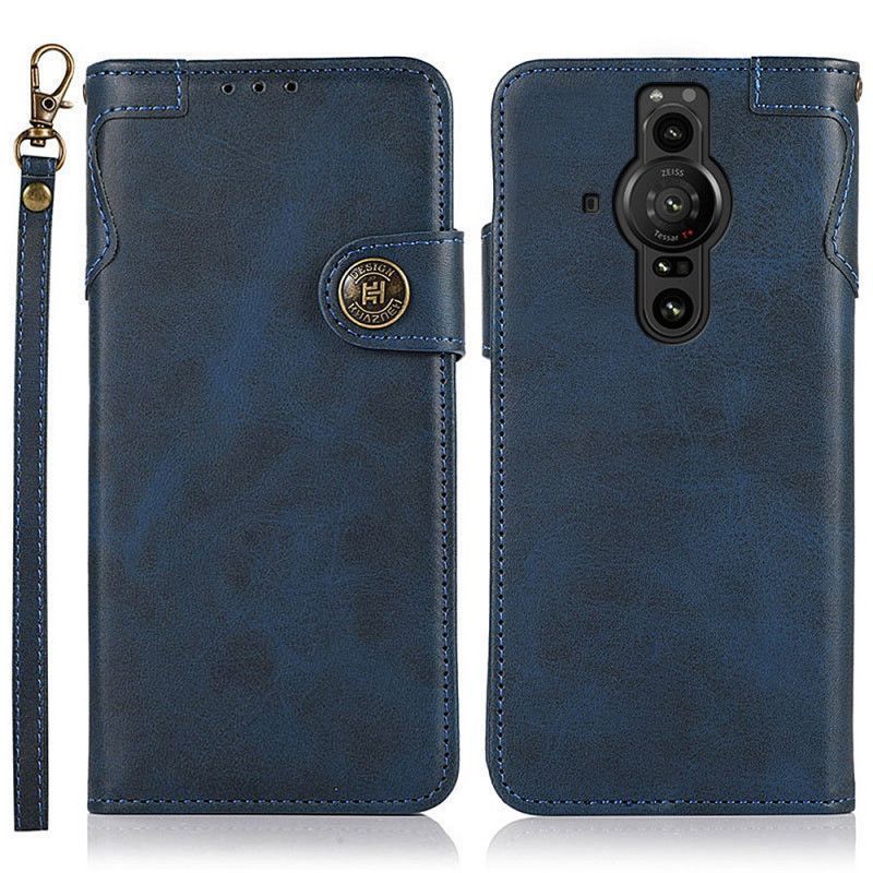 Peněženková Pouzdra Sony Xperia Pro-i Khazneh Magnetické Tlačítko