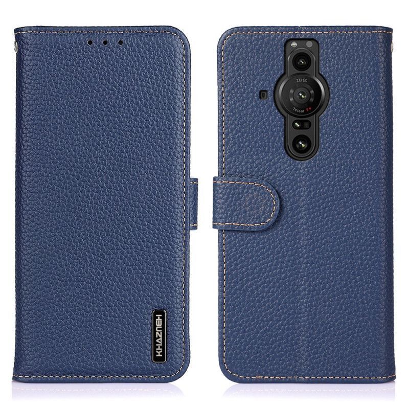 Peněženková Pouzdra Sony Xperia Pro-i Liči Khazneh Kůže