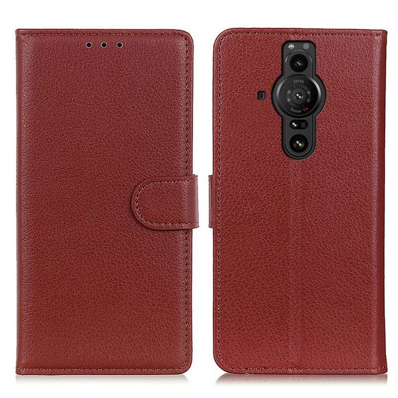 Peněženková Pouzdra Sony Xperia Pro-i Tradiční Imitace Kůže