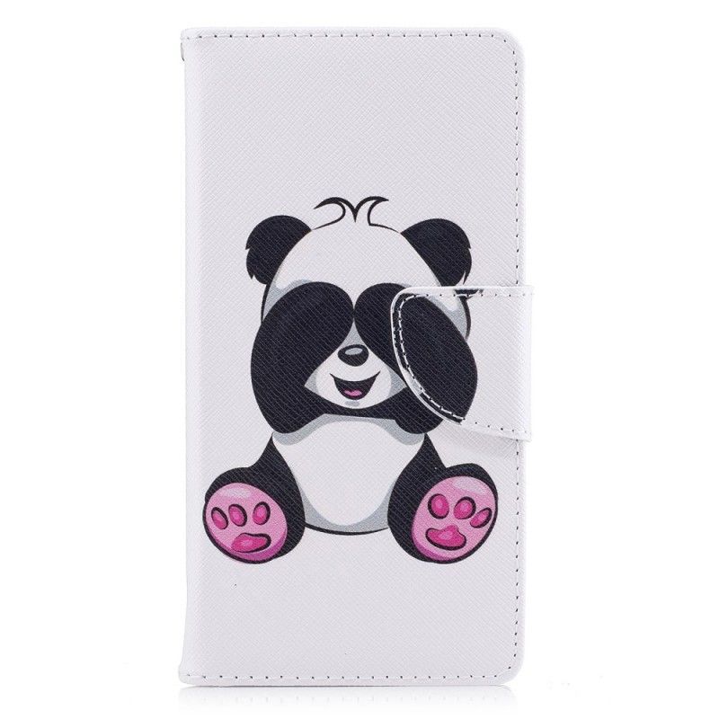 Peněženková Pouzdra Sony Xperia Xa1 Panda Zábava