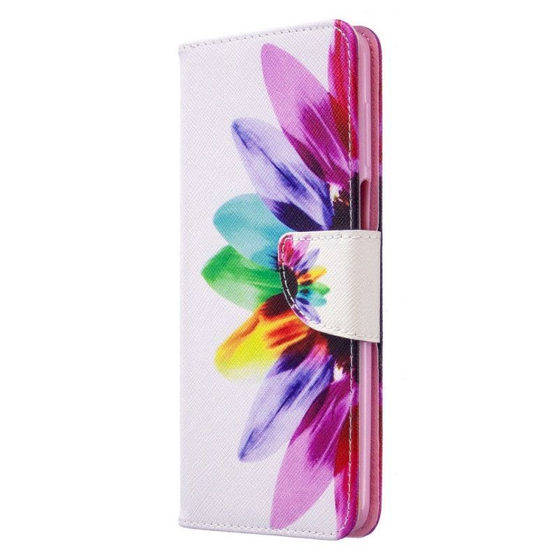 Akvarelové Květinové Pouzdro Pro Xiaomi Redmi Note 9s / Redmi Note 9 Pro