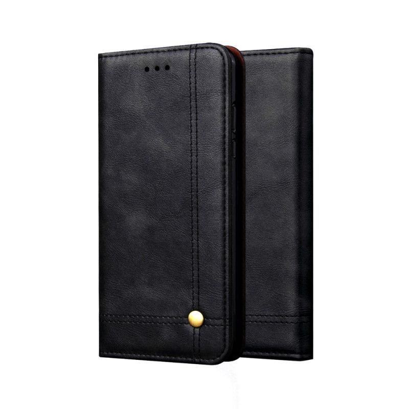 Flip Cover Xiaomi Kožené Pouzdro Folio Pocophone F1 Kožené Prošívání